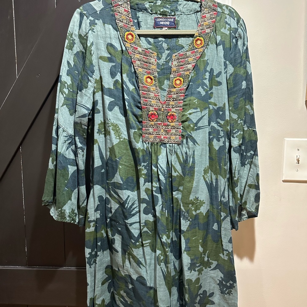 johnny was camo dress/ workshop